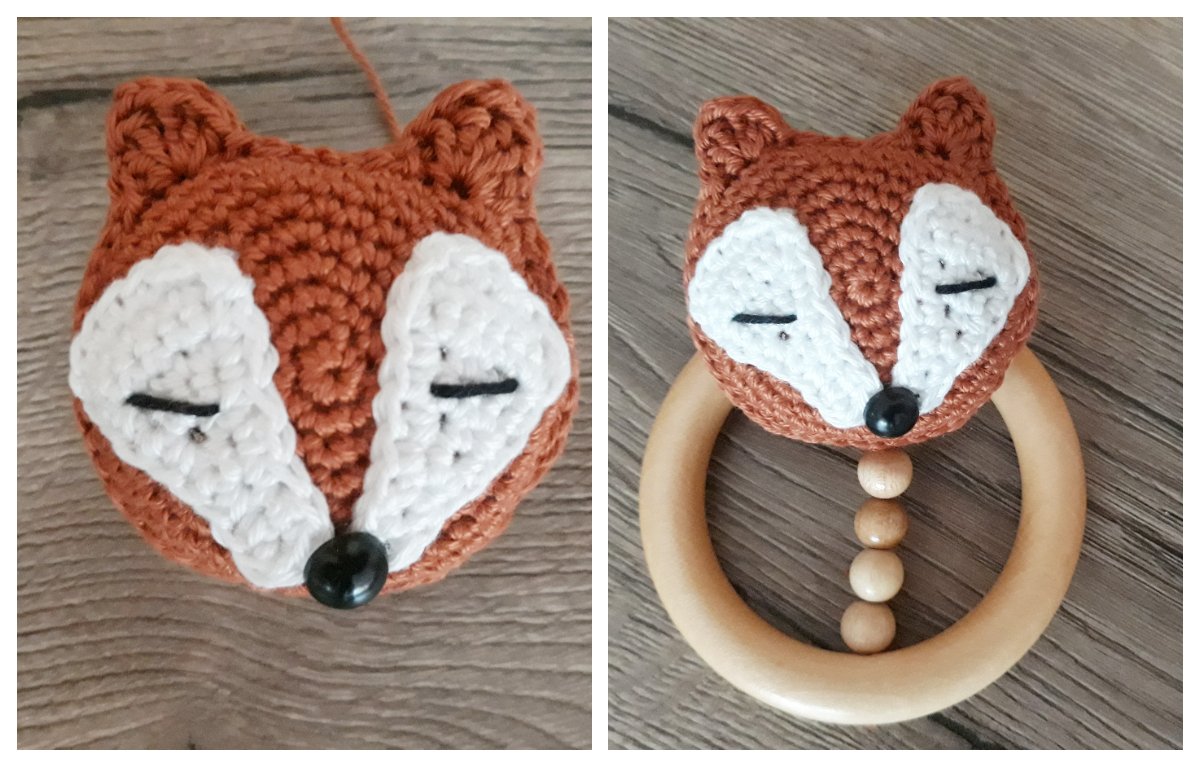 Blog-Inhaltsbild für 'Fuchs und Löwe, kostenlose Häkelanleitung'